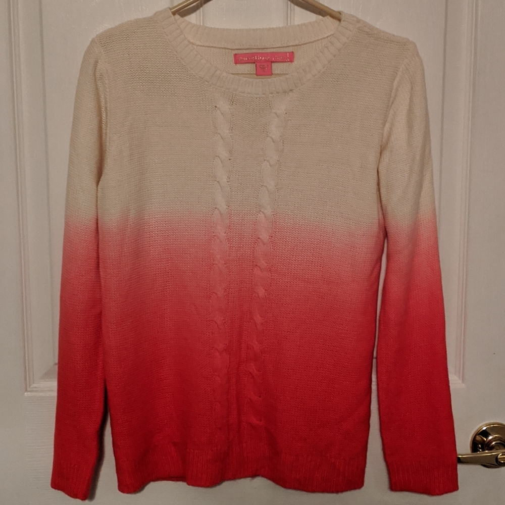 Pink ombre sweater